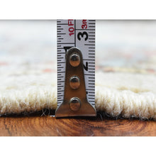 Load image into Gallery viewer, 4&#39;x10&#39;4&quot; Gray Hand Knotted Anatolian Village Inspired With Geometric Design Natural Dyes Soft Wool Wide Runner Oriental Rug FWR436452