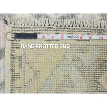 Load image into Gallery viewer, 4&#39;x6&#39;1&quot; Colorful Anatolian Village Inspired With Large Elements, Natural Dyes, Soft And Supple Wool Hand Knotted Oriental Rug FWR436458