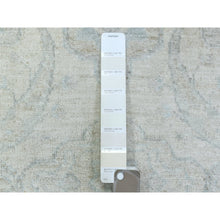 Load image into Gallery viewer, 2&#39;6&quot;x19&#39;4&quot; Ivory, Soft and Shiny Wool Hand Knotted, White Wash Peshawar Natural Dyes, XL Runner Oriental Rug FWR436806
