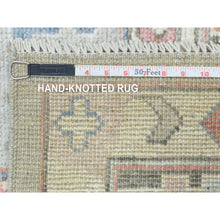 Load image into Gallery viewer, 8&#39;2&quot;x10&#39;3&quot; Light Gray, Soft Wool Hand Knotted, Anatolian Village Inspired With Large Medallion Design, Natural Dyes Densely Woven, Oriental Rug FWR436920