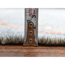 Load image into Gallery viewer, 9&#39;1&quot;x11&#39;8&quot; Gray, Hand Knotted Anatolian Village Inspired With Small Triangular Design, Natural Wool, Runner Oriental Rug FWR437232