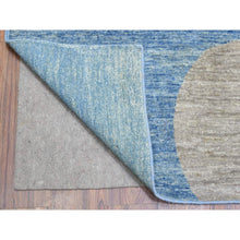 Load image into Gallery viewer, 9&#39;1&quot;x12&#39; Colorful, Modern The Circles Design, Natural Dyes Dense Weave, Soft and Velvety Wool Hand Knotted, Oriental Rug FWR437298