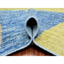 Load image into Gallery viewer, 9&#39;1&quot;x12&#39; Colorful, Modern The Circles Design, Natural Dyes Dense Weave, Soft and Velvety Wool Hand Knotted, Oriental Rug FWR437298