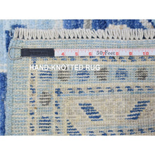 Load image into Gallery viewer, 4&#39;x5&#39;9&quot; Commercial White, Natural Dyes, Natural Wool, Hand Knotted, Finer Peshawar with Faded Colors, Oriental Rug FWR447480