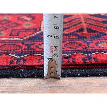 Load image into Gallery viewer, 3&#39;3&quot;x5&#39;1&quot; Angels Red, Afghan Khamyab With Geometric Pattern, Soft And Shiny Wool, Hand Knotted, Vegetable Dyes, Oriental Rug FWR4374