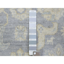 Load image into Gallery viewer, 7&#39;10&quot;x9&#39;7&quot; Cloud Gray, White Wash Peshawar With All Over Design, Natural Wool Hand Knotted Oriental Rug FWR438210