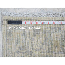 Load image into Gallery viewer, 3&#39;x4&#39;9&quot; Ivory, Hand Knotted Heavily Washed Peshawar, Pure Wool, Oriental Rug FWR438246