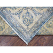 Load image into Gallery viewer, 8&#39;x9&#39;9&quot; Cameo Blue, Finer Peshawar With Mahal Design, Dense Weave Vegetable Dyes, Pure Wool Hand Knotted, Oriental Rug FWR438306