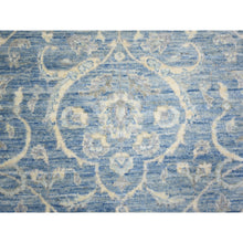 Load image into Gallery viewer, 8&#39;x9&#39;9&quot; Cameo Blue, Finer Peshawar With Mahal Design, Dense Weave Vegetable Dyes, Pure Wool Hand Knotted, Oriental Rug FWR438306