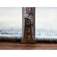 Load image into Gallery viewer, 8&#39;x9&#39;9&quot; Cameo Blue, Finer Peshawar With Mahal Design, Dense Weave Vegetable Dyes, Pure Wool Hand Knotted, Oriental Rug FWR438306