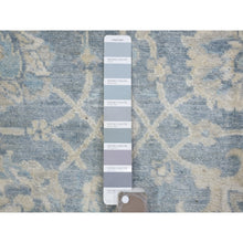 Load image into Gallery viewer, 8&#39;2&quot;x9&#39;8&quot; Blueish Gray, Hand Knotted Finer Peshawar with Mahal Design, Densely Woven Natural Dyes, Soft Wool, Oriental Rug FWR438312