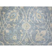 Load image into Gallery viewer, 8&#39;2&quot;x9&#39;8&quot; Blueish Gray, Hand Knotted Finer Peshawar with Mahal Design, Densely Woven Natural Dyes, Soft Wool, Oriental Rug FWR438312