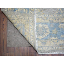 Load image into Gallery viewer, 8&#39;x10&#39; Cloud Gray, Extra Soft Wool Hand Knotted, Finer Peshawar With Mahal Design, Dense Weave Vegetable Dyes, Oriental Rug FWR438318