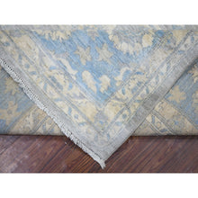 Load image into Gallery viewer, 8&#39;x10&#39; Cloud Gray, Extra Soft Wool Hand Knotted, Finer Peshawar With Mahal Design, Dense Weave Vegetable Dyes, Oriental Rug FWR438318