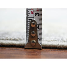 Load image into Gallery viewer, 8&#39;x10&#39; Cloud Gray, Extra Soft Wool Hand Knotted, Finer Peshawar With Mahal Design, Dense Weave Vegetable Dyes, Oriental Rug FWR438318