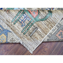 Load image into Gallery viewer, 8&#39;x9&#39;8&quot; Beige, Hand Knotted Anatolian Village Inspired With All Over Camel Figurines, Vegetable Dyes Extra Soft Wool, Oriental Rug FWR438558