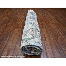 Load image into Gallery viewer, 8&#39;x9&#39;8&quot; Beige, Hand Knotted Anatolian Village Inspired With All Over Camel Figurines, Vegetable Dyes Extra Soft Wool, Oriental Rug FWR438558