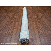 Load image into Gallery viewer, 6&#39;x8&#39;6&quot; Silver Gray, Anatolian Village Inspired With Geometric Design Natural Dyes, Soft And Shiny Wool Pile Hand Knotted, Oriental Rug FWR438600