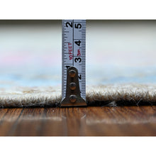 Load image into Gallery viewer, 6&#39;1&quot;x9&#39; Silver Gray, Hand Knotted Anatolian Village Inspired Geometric Medallions With Animal Figurines, Vegetable Dyes Pure Wool, Oriental Rug FWR438606