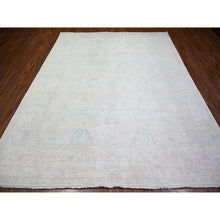 Load image into Gallery viewer, 8&#39;x9&#39;7&quot; Ivory, Natural Wool Hand Knotted, White Wash Peshawar, Oriental Rug FWR438660