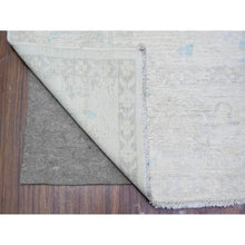 Load image into Gallery viewer, 8&#39;x9&#39;7&quot; Ivory, Natural Wool Hand Knotted, White Wash Peshawar, Oriental Rug FWR438660
