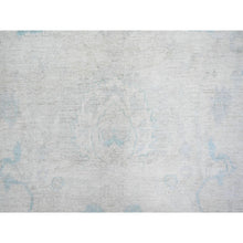 Load image into Gallery viewer, 8&#39;x9&#39;7&quot; Ivory, Natural Wool Hand Knotted, White Wash Peshawar, Oriental Rug FWR438660