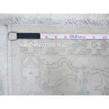 Load image into Gallery viewer, 8&#39;x9&#39;7&quot; Ivory, Natural Wool Hand Knotted, White Wash Peshawar, Oriental Rug FWR438660