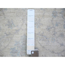 Load image into Gallery viewer, 3&#39;x4&#39;9&quot; Ivory, Organic Wool Hand Knotted, White Wash Peshawar With All Over Design, Oriental Rug FWR438684