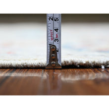 Load image into Gallery viewer, 4&#39;x5&#39;10&quot; Tan Color, Natural Dyes Pure Wool, Hand Knotted Finer Peshawar With Uzbek Suzani Design, Densely Woven, Oriental Rug FWR438876