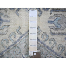 Load image into Gallery viewer, 8&#39;x9&#39;7&quot; Ivory, Vegetable Dyes Extra Soft Wool, Hand Knotted Anatolian Village Inspired With Geometric Medallions Design, Oriental Rug FWR439578