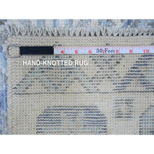 Load image into Gallery viewer, 8&#39;x9&#39;7&quot; Ivory, Vegetable Dyes Extra Soft Wool, Hand Knotted Anatolian Village Inspired With Geometric Medallions Design, Oriental Rug FWR439578