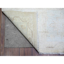 Load image into Gallery viewer, 8&#39;x9&#39;8&quot; Cream, Hand Knotted White Wash Peshawar, Heavily Washed Extra Soft Wool, Oriental Rug FWR439668