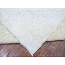 Load image into Gallery viewer, 8&#39;x9&#39;8&quot; Cream, Hand Knotted White Wash Peshawar, Heavily Washed Extra Soft Wool, Oriental Rug FWR439668