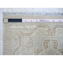 Load image into Gallery viewer, 8&#39;x9&#39;8&quot; Cream, Hand Knotted White Wash Peshawar, Heavily Washed Extra Soft Wool, Oriental Rug FWR439668