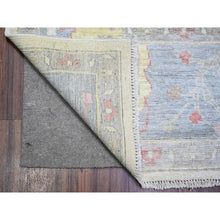 Load image into Gallery viewer, 8&#39;10&quot;x11&#39;8&quot; Ivory, Afghan Angora Oushak With All Over Design Natural Dyes, Natural Wool Hand Knotted, Oriental Rug FWR440160