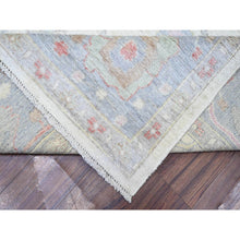 Load image into Gallery viewer, 8&#39;10&quot;x11&#39;8&quot; Ivory, Afghan Angora Oushak With All Over Design Natural Dyes, Natural Wool Hand Knotted, Oriental Rug FWR440160
