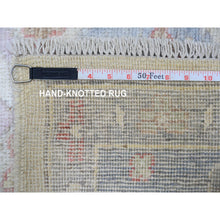 Load image into Gallery viewer, 8&#39;10&quot;x11&#39;8&quot; Ivory, Afghan Angora Oushak With All Over Design Natural Dyes, Natural Wool Hand Knotted, Oriental Rug FWR440160