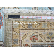 Load image into Gallery viewer, 8&#39;8&quot;x11&#39;7&quot; Echo Gray, Pure Wool Hand Knotted, Finer Peshawar With Heriz Medallion Design, Densely Woven Natural Dyes, Oriental Rug FWR440436