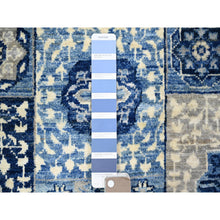 Load image into Gallery viewer, 5&#39;7&quot;x9&#39;2&quot; Little Boy Blue, Dense Weave Vegetable Dyes, Soft Wool Hand Knotted, Finer Peshawar With Mamluk Design, Oriental Rug FWR440442
