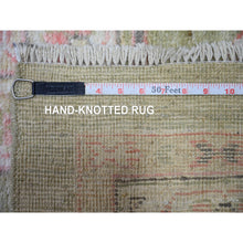 Load image into Gallery viewer, 13&#39;10&quot;x19&#39;8&quot; Gin Green, Afghan Angora Oushak Natural Dyes, Extra Soft Wool Hand Knotted, Oversized Oriental Rug FWR440688