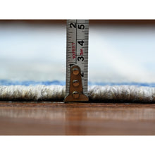 Load image into Gallery viewer, 8&#39;9&quot;x11&#39;6&quot; Goose Gray, Boujaad Moroccan Berber Design Vegetable Dyes, Natural Wool Hand Knotted, Oriental Rug FWR440850