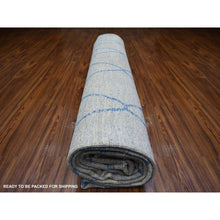 Load image into Gallery viewer, 11&#39;9&quot;x15&#39;7&quot; Cloud Gray, Pure Wool Hand Knotted, Boujaad Moroccan Berber Design Vegetable Dyes, Oversized Oriental Rug FWR440946