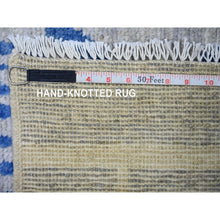 Load image into Gallery viewer, 11&#39;9&quot;x15&#39;7&quot; Cloud Gray, Pure Wool Hand Knotted, Boujaad Moroccan Berber Design Vegetable Dyes, Oversized Oriental Rug FWR440946