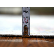 Load image into Gallery viewer, 2&#39;8&quot;x19&#39;1&quot; Ivory, 100% Wool Hand Knotted, Afghan Angora Oushak With Floral Motif Natural Dyes, Oversized Xl Runner Oriental Rug FWR441888