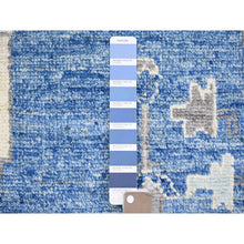 Load image into Gallery viewer, 11&#39;9&quot;x15&#39;1&quot; Steel Blue, Anatolian Village Inspired with Large Medallions Natural Dyes, Soft Wool Hand Knotted, Oversized Oriental Rug FWR441996