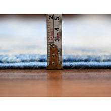 Load image into Gallery viewer, 8&#39;x10&#39;1&quot; Steel Blue, Anatolian Village Inspired With Large Medallions Vegetable Dyes, Pure Wool Hand Knotted, Oriental Rug FWR442014