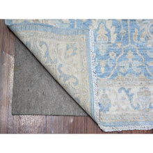 Load image into Gallery viewer, 2&#39;7&quot;x9&#39;8&quot; Beau Blue, Natural Dyes Finer Peshawar With Soft Colors, 100% Wool Hand Knotted, Runner Oriental Rug FWR442128