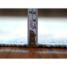 Load image into Gallery viewer, 2&#39;7&quot;x9&#39;8&quot; Beau Blue, Natural Dyes Finer Peshawar With Soft Colors, 100% Wool Hand Knotted, Runner Oriental Rug FWR442128