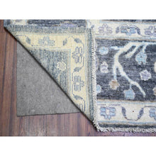 Load image into Gallery viewer, 9&#39;x11&#39;8&quot; Black Coral, Afghan Angora Oushak With All Over Pattern Natural Dyes, Soft Wool Hand Knotted, Oriental Rug FWR442188
