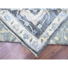 Load image into Gallery viewer, 9&#39;x11&#39;8&quot; Black Coral, Afghan Angora Oushak With All Over Pattern Natural Dyes, Soft Wool Hand Knotted, Oriental Rug FWR442188
